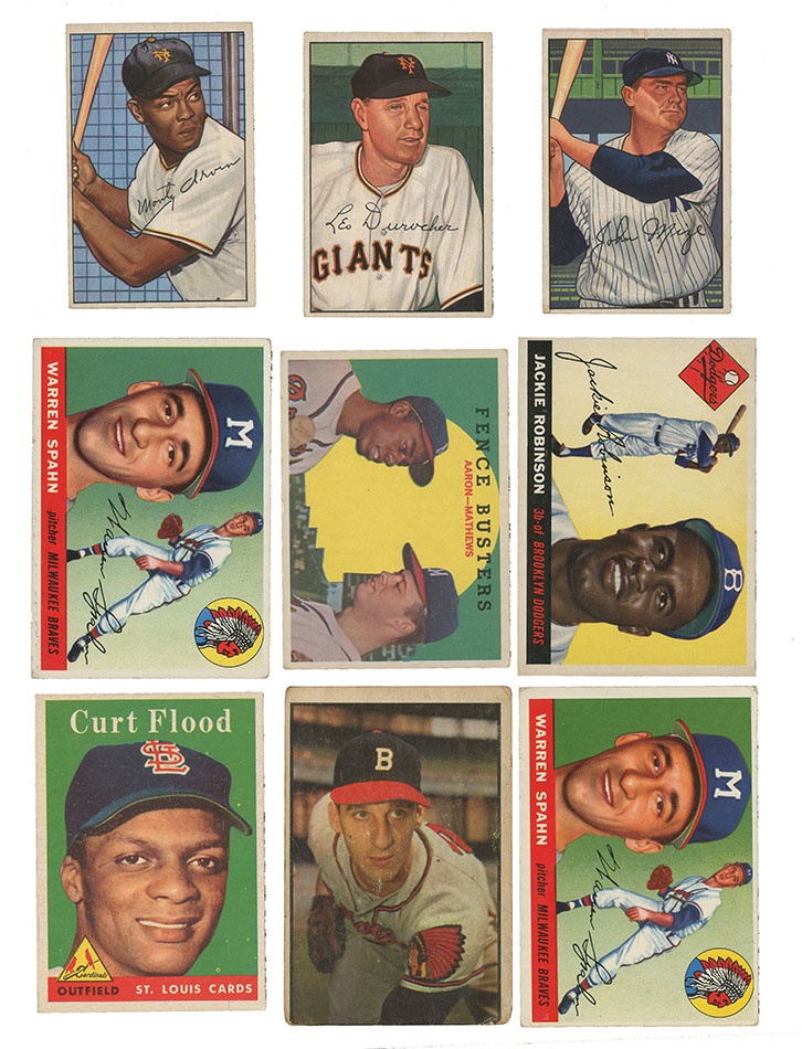 19511959 Topps and Bowman Baseball Cards Collection (750+)