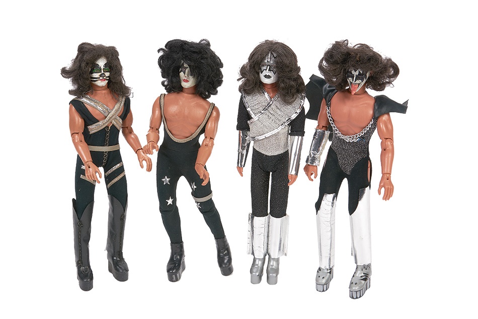 1970s KISS Dolls by MEGO Complete Set of 4