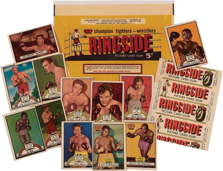 1951 Topps Ringside Boxing Card Set w/Two Wrappers