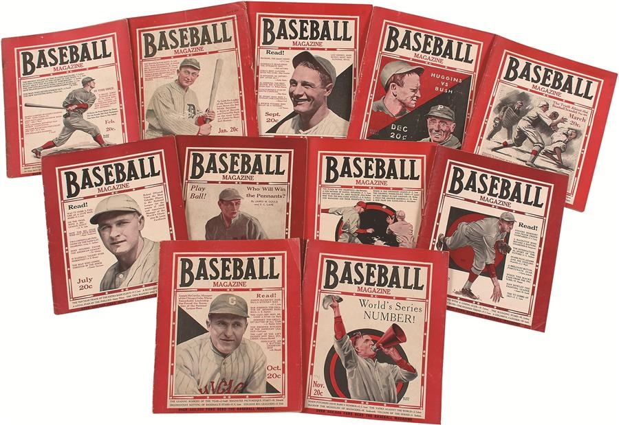 1927 Baseball Magazine Run (11/12 issues)