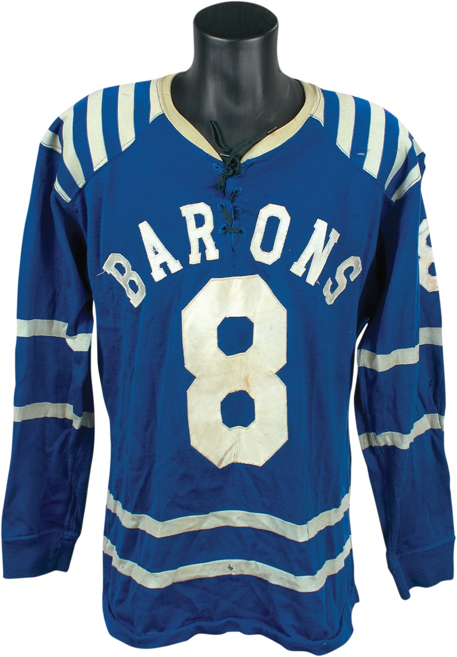 1950s Cleveland Barons AHL Game Worn TieDown Hockey Jersey