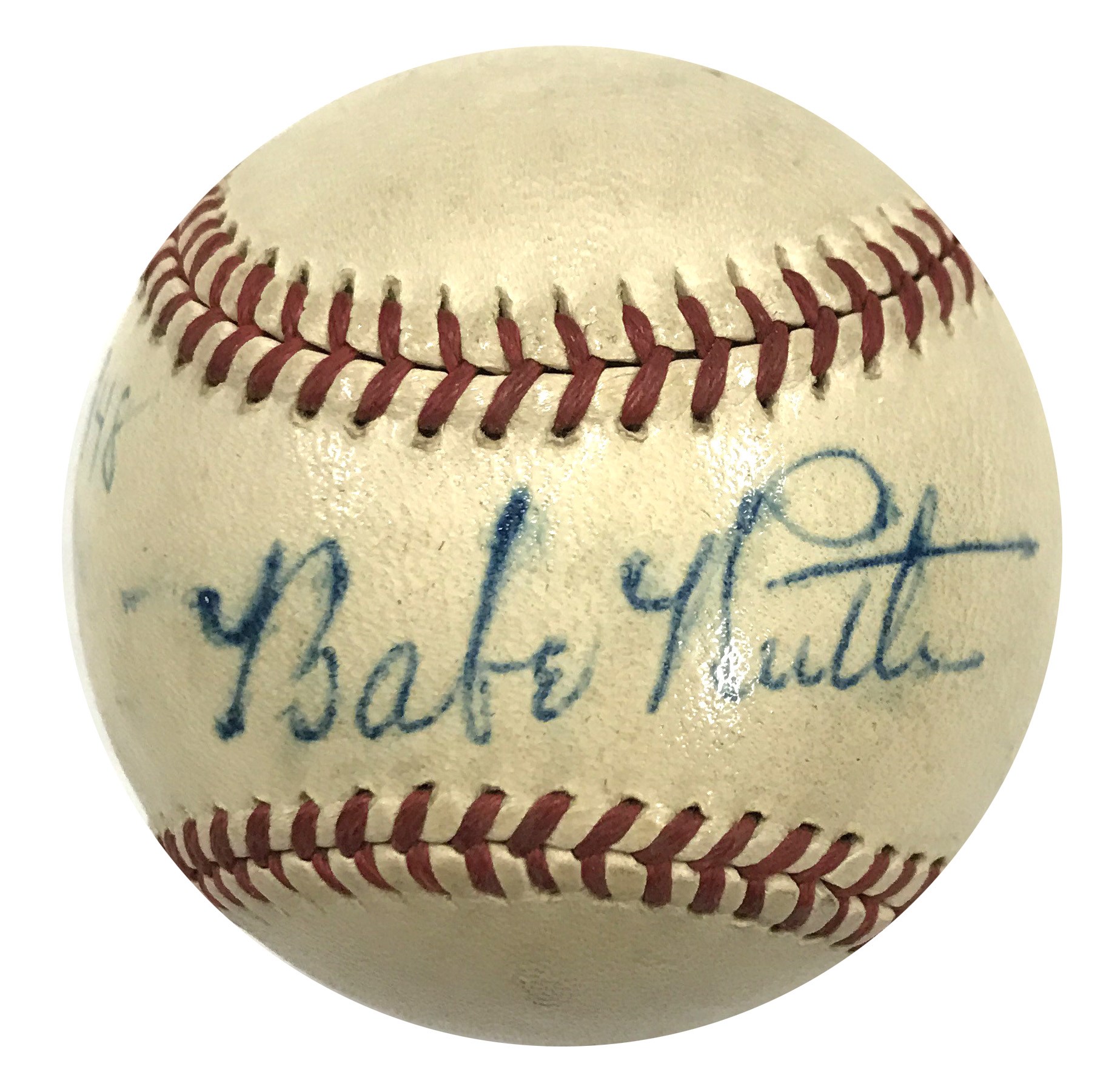 1948 Babe Ruth Single Signed Baseball (PSA)