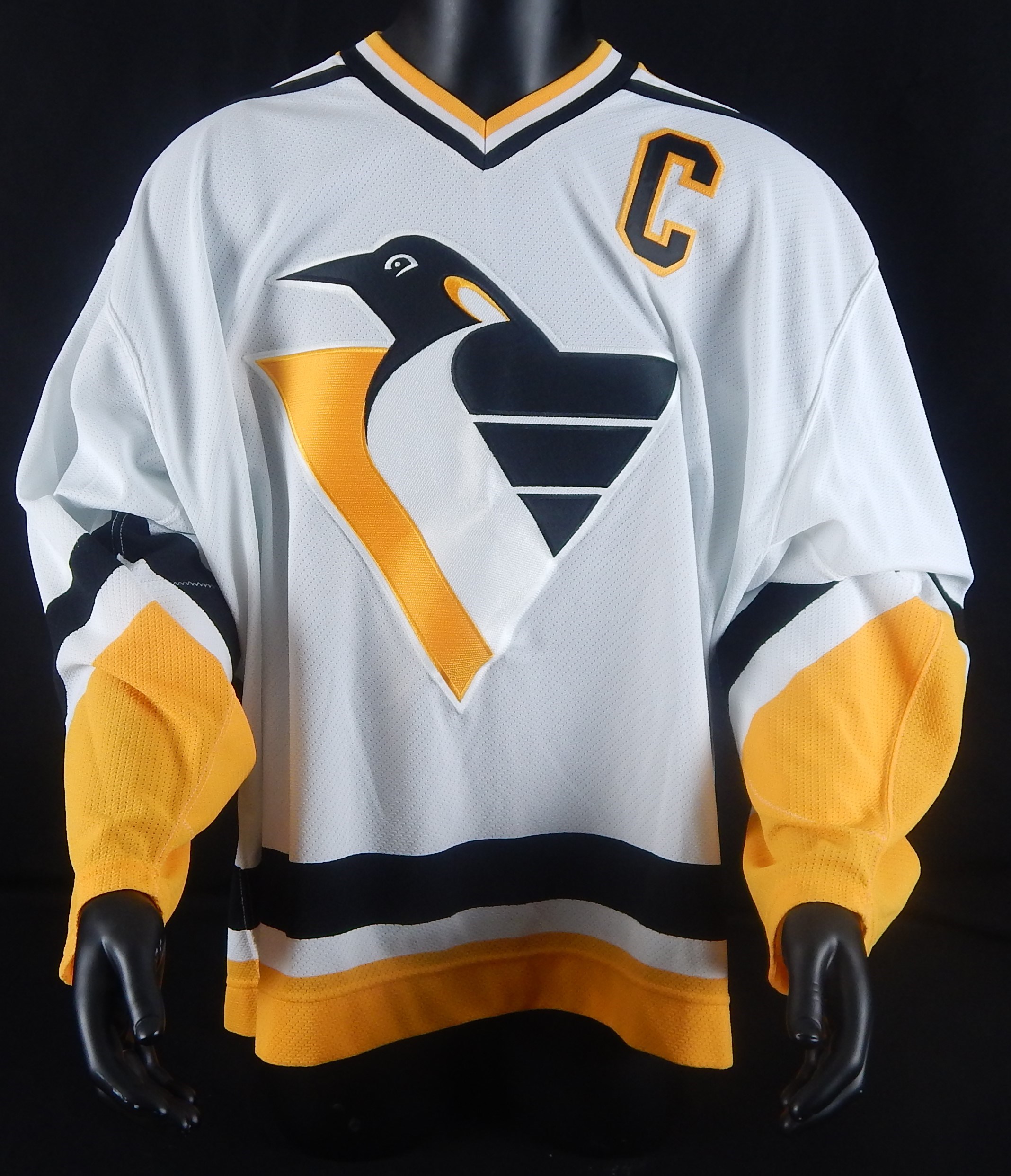 Circa 199697 Game Issued Mario Lemieux Jersey