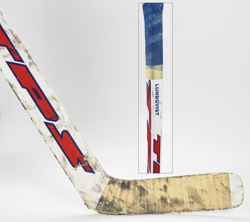 20052006 Henrik Lundqvist Game Used Hockey Stick