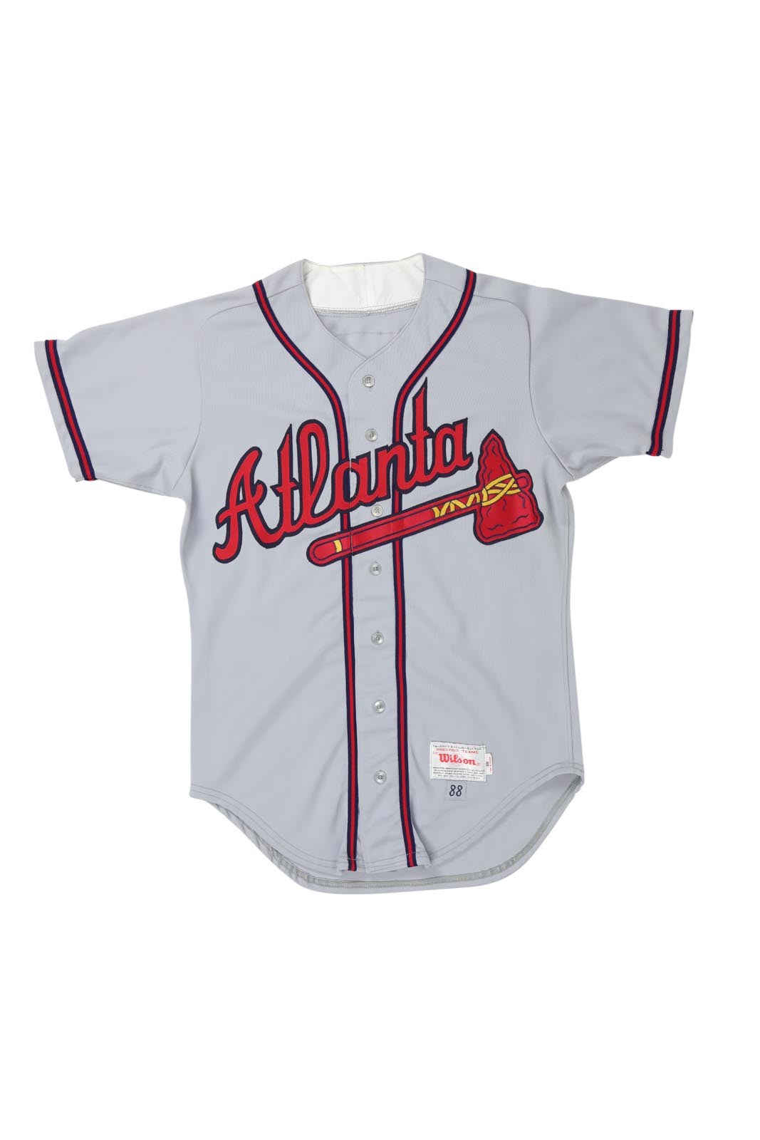 1988 Jeff Blauser Atlanta Braves Game Worn Jersey