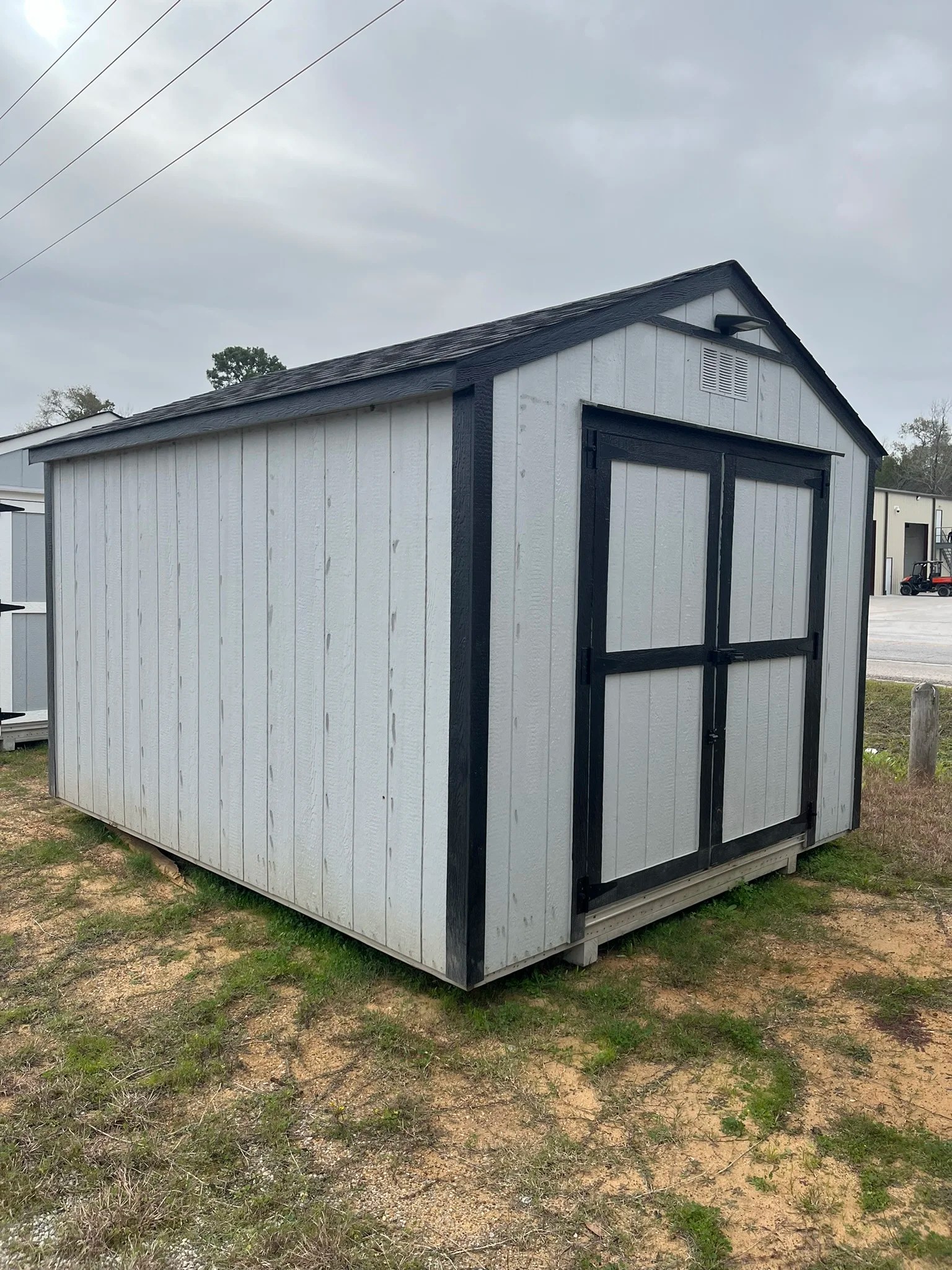 10×12 Utility Shed Rental Return LELAND'S SHEDS