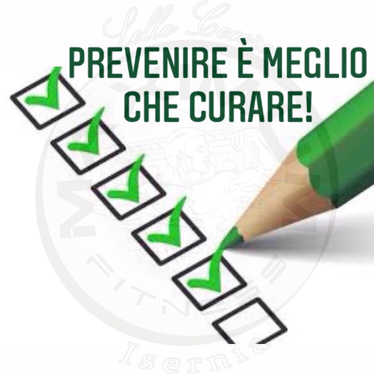 PREVENIRE È MEGLIO CHE CURARE. Lello Cecere The Body Transformer