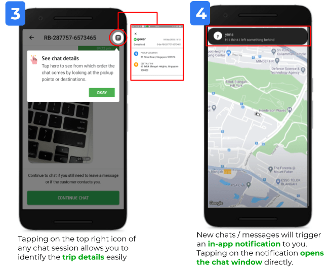 Allnew chat feature for quicker lost & found returns Blog Gojek