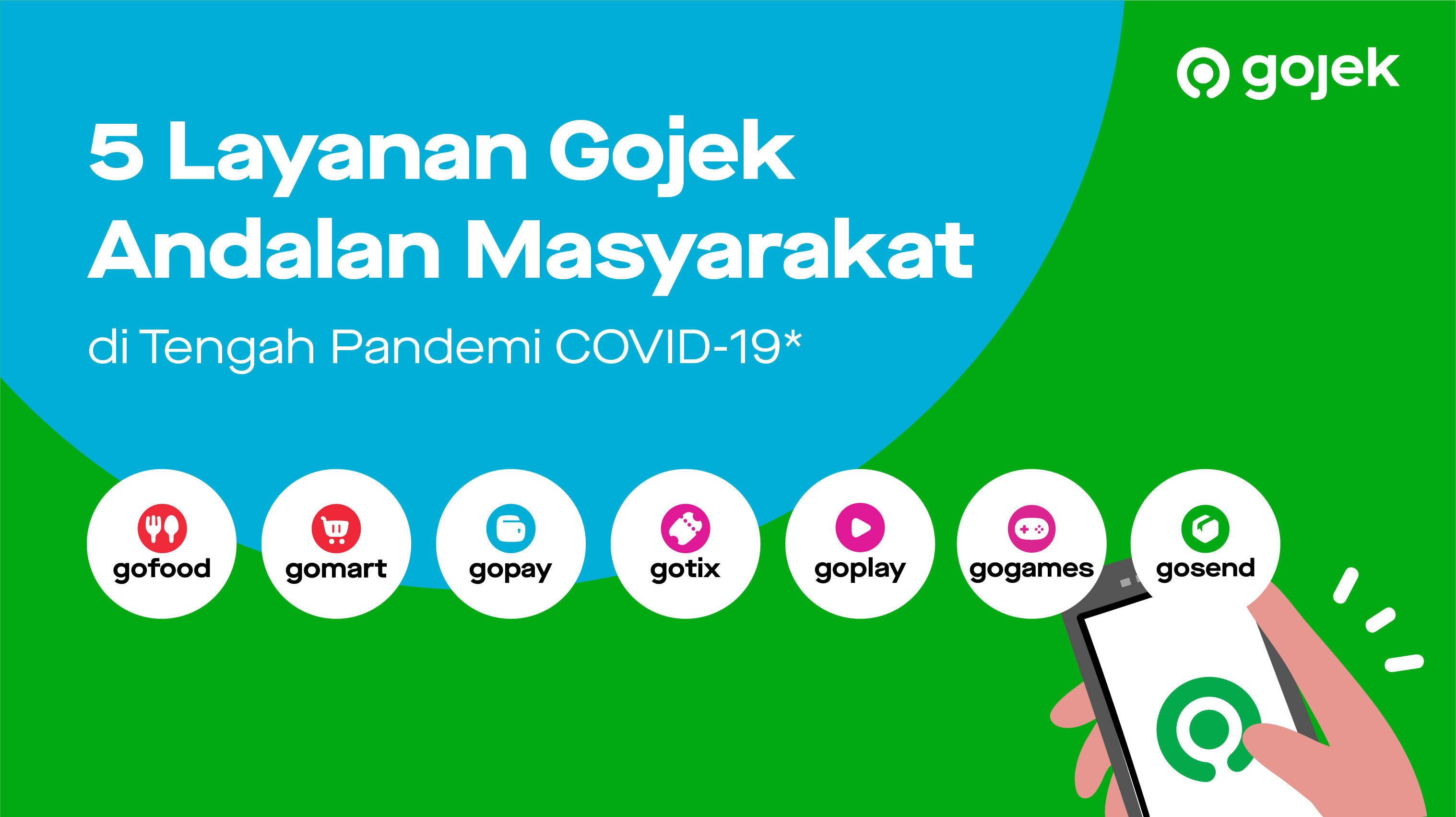 5 Layanan Gojek Andalan Masyarakat Selama Masa Pandemi COVID19 Gojek
