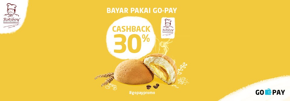 Promo Rotiboy April 2019 Cashback 20 semua pengguna dan Cashback 40