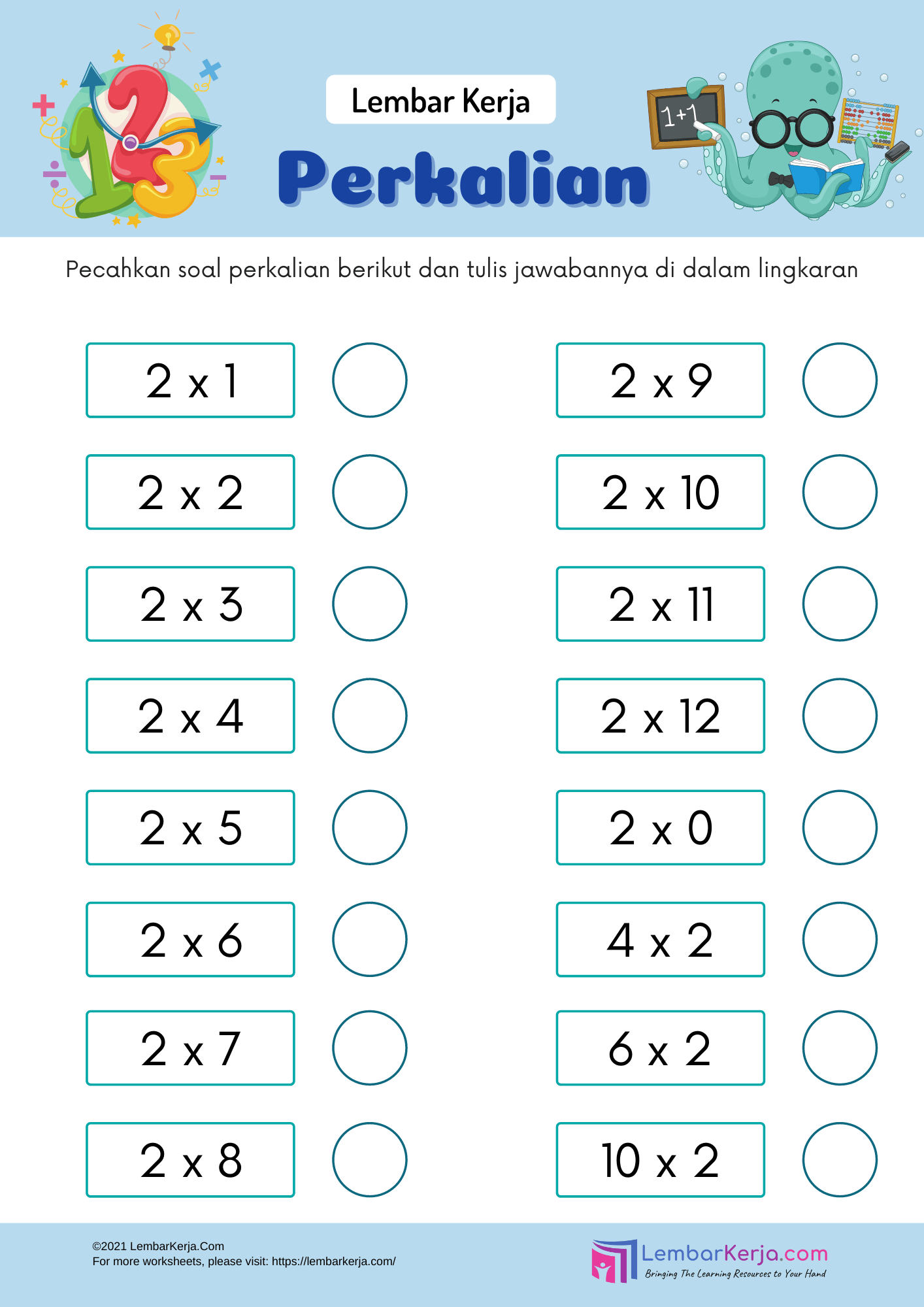 worksheet matematika
