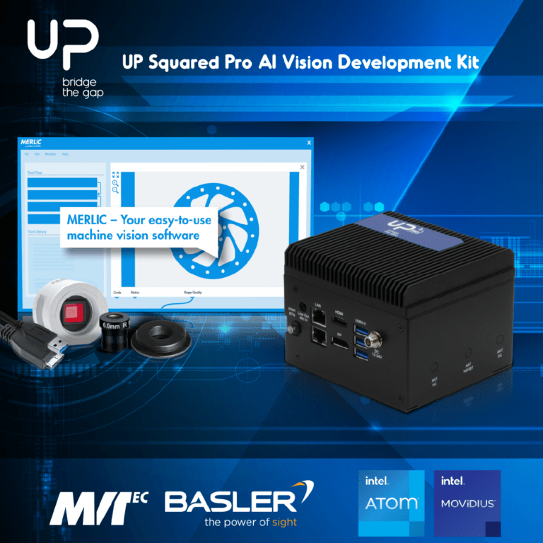 La marque UP Bridge the Gap s’enrichit d’un kit de vision industrielle