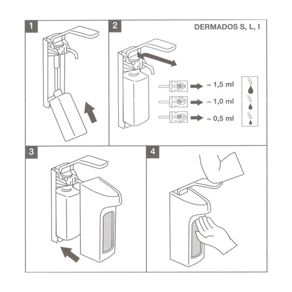 Dispenser Mano 1000ml Lemic Commerce d.o.o