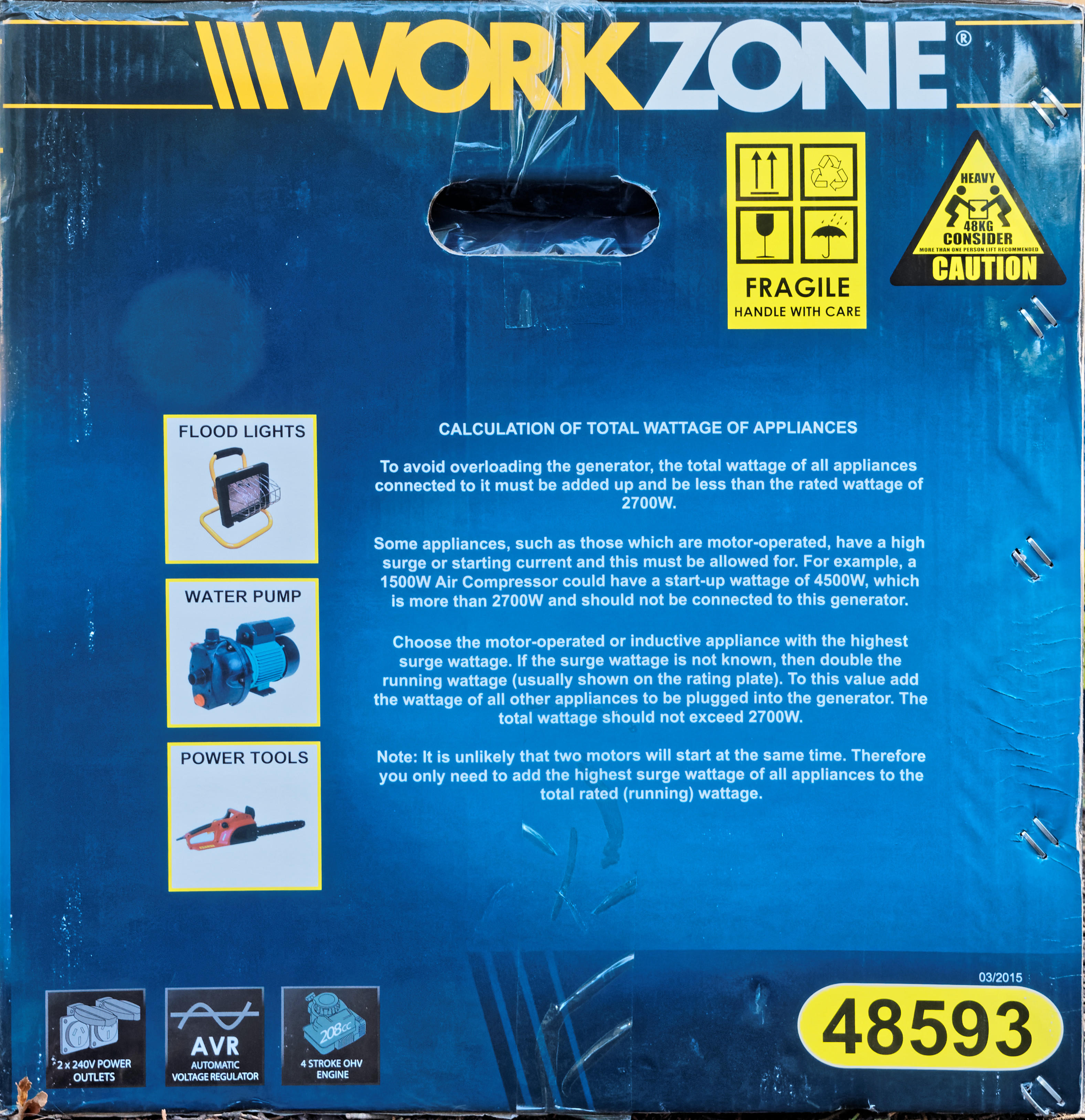 ALDI generator, 22 March 2015