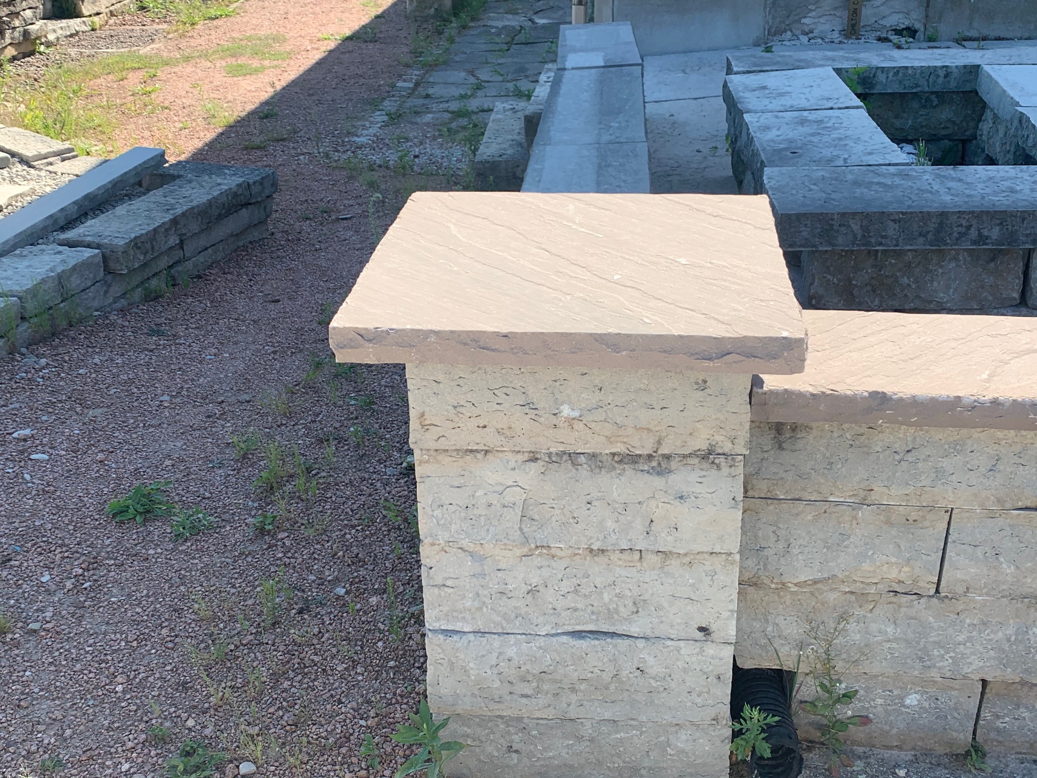 White Church Limestone Cap Lemke Stone Products