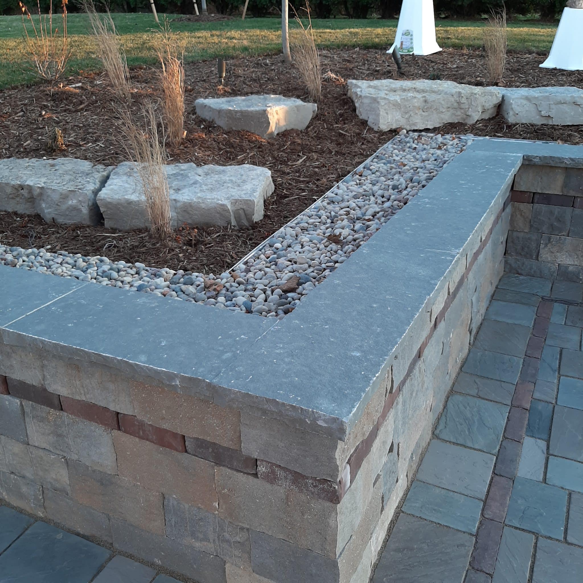 Grey Limestone Coping Lemke Stone Natural Stone Products