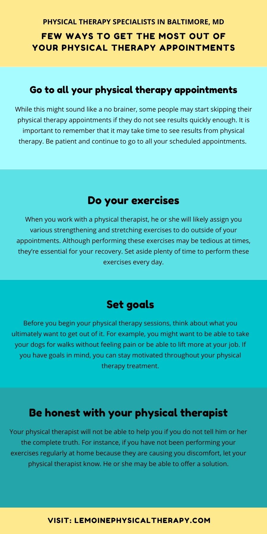 Baltimore Physical Therapy Specialists LeMoine Physical Therapy