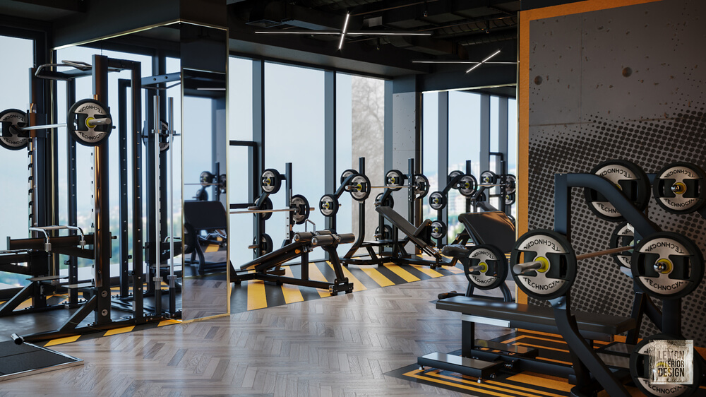 Residential Gym Project Lemon Interior Design