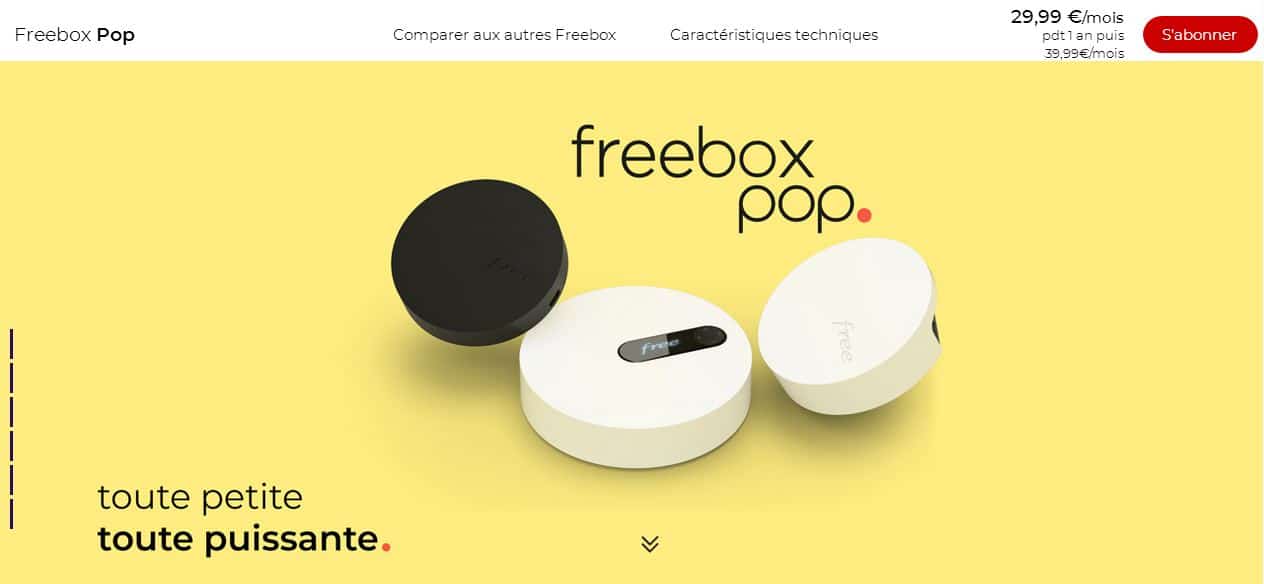 Freebox Pop la nouvelle box de Free disponible