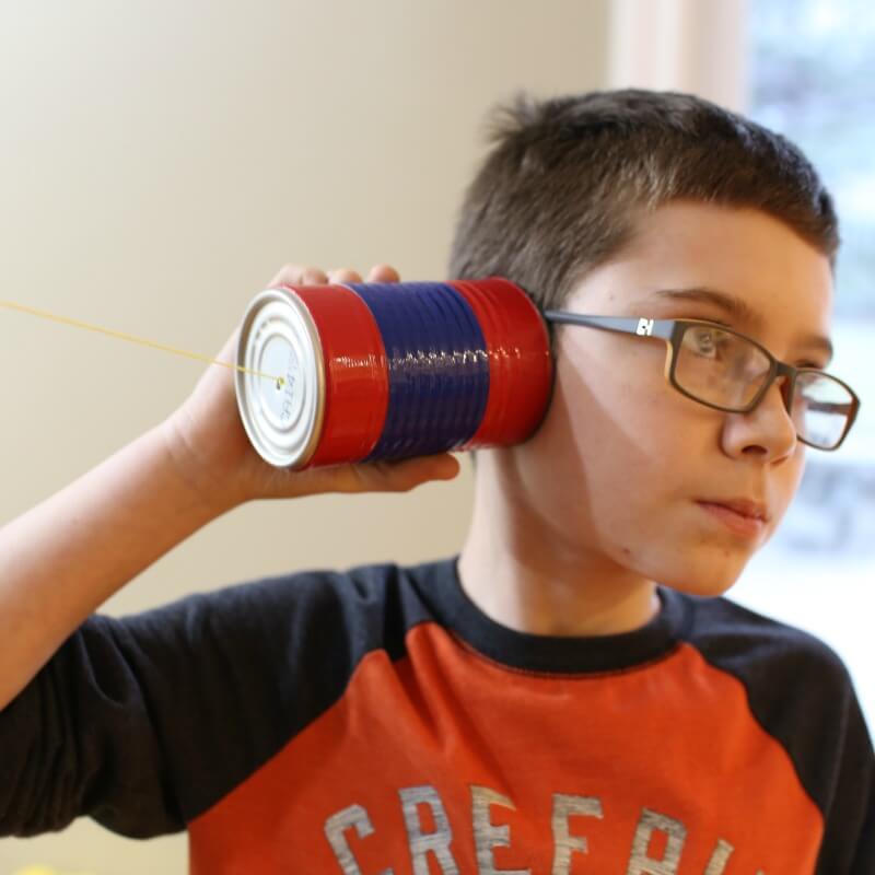 Simple Science | Recycled DIY Can Telephones