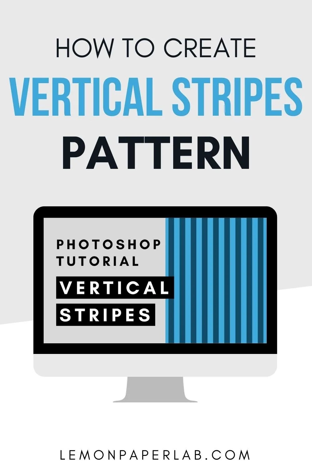 How to Create Horizontal and Vertical Stripes Pattern in