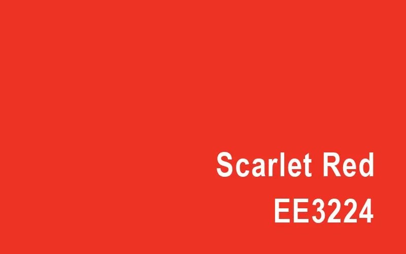 Color Palette 4 Cerulean Blue, Orchid Purple, Scarlet Red and