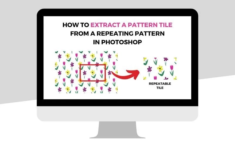 Extracting a Pattern Tile from an Image in A Precise Tutorial Lemon Paper Lab