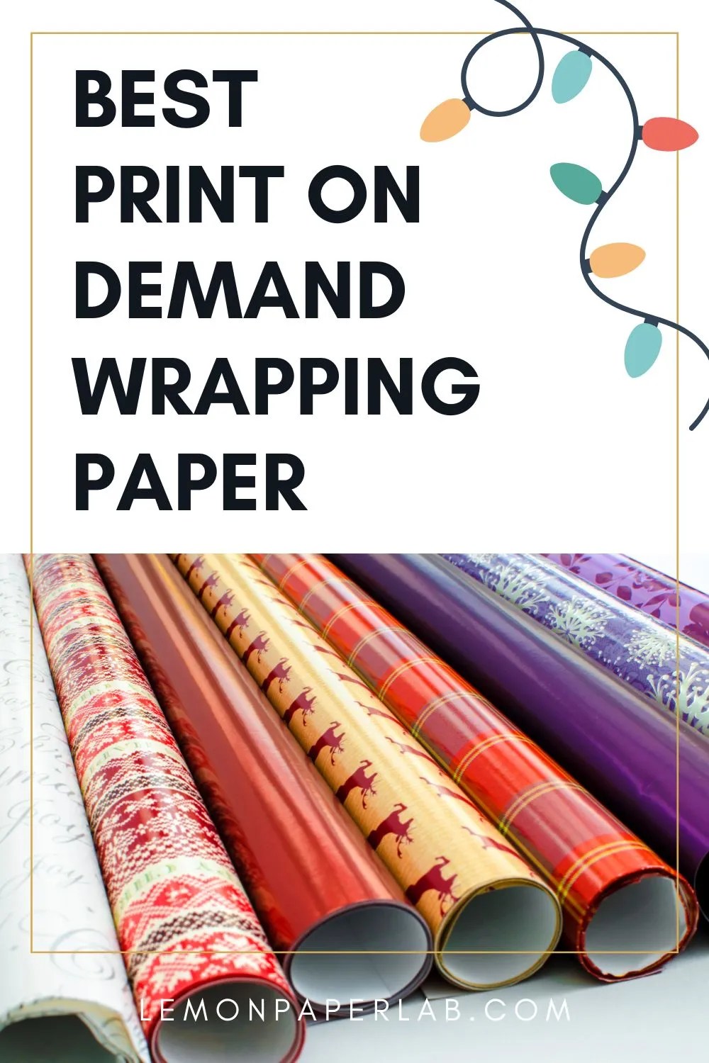 Best Print on Demand Wrapping Paper (Review & Guide) Lemon Paper Lab