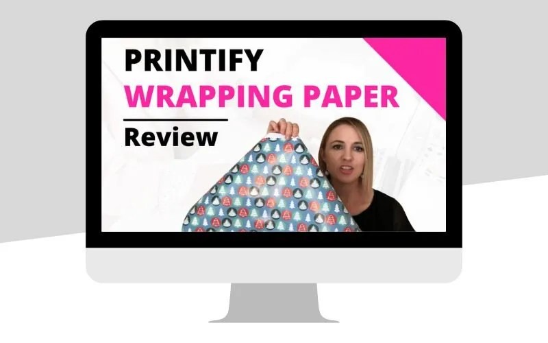 Printify Print on Demand Wrapping Paper Review Lemon Paper Lab