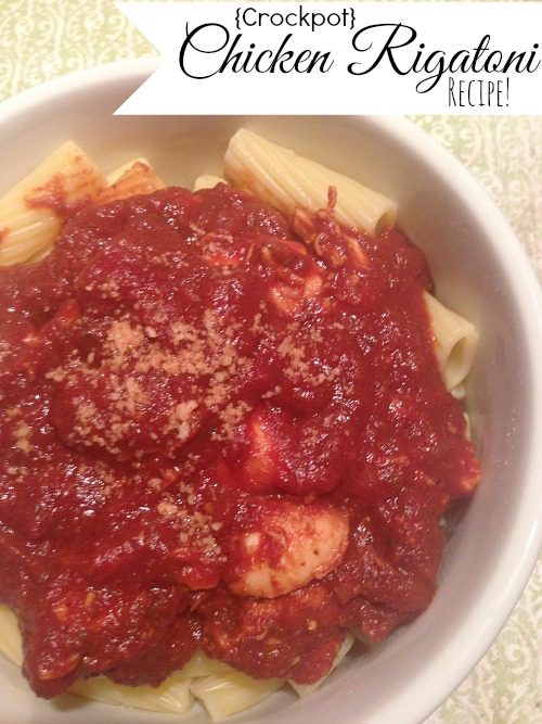 Crockpot Chicken Rigatoni Recipe!