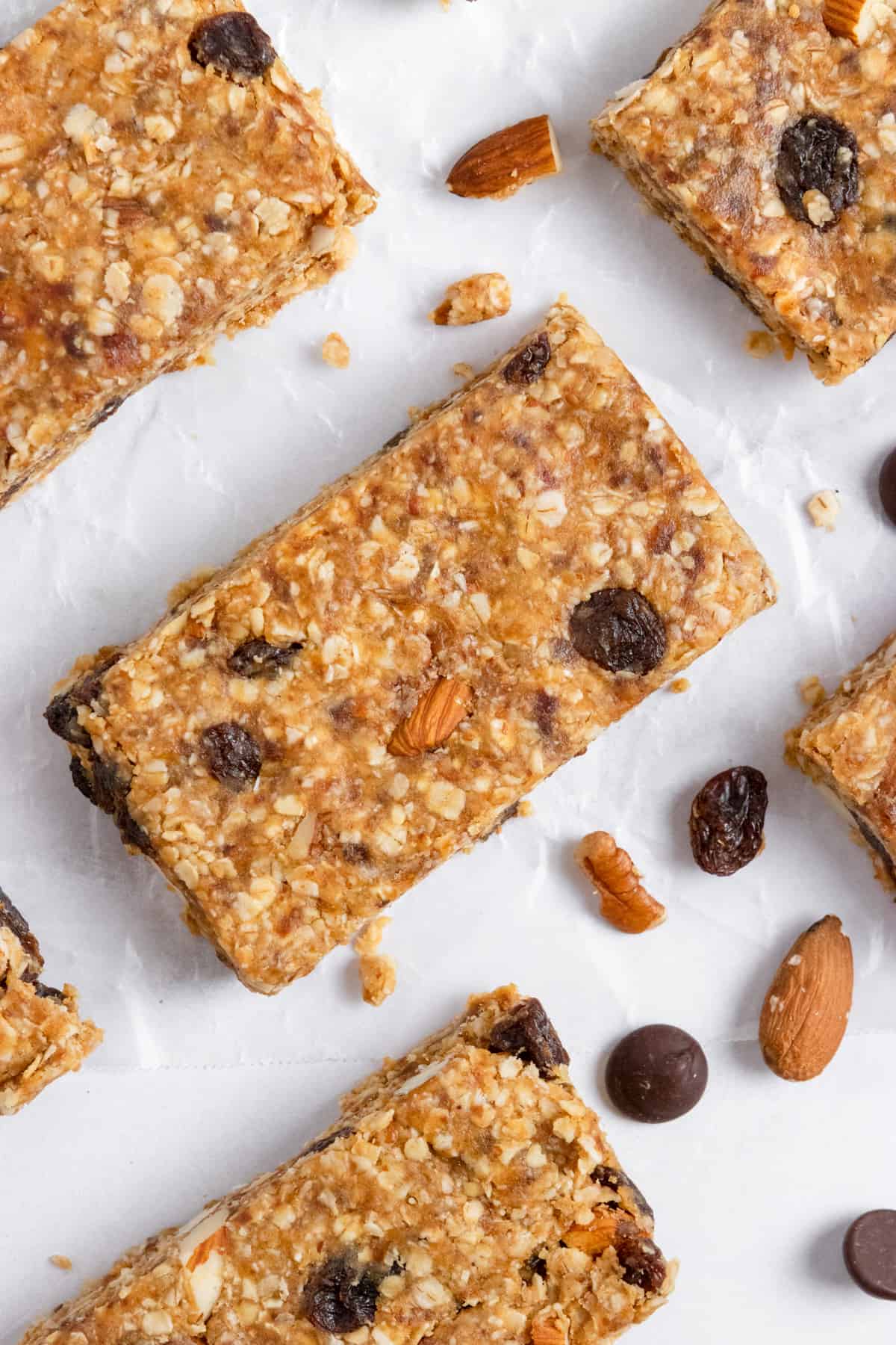 No Bake Trail Mix Bars Lemons + Zest