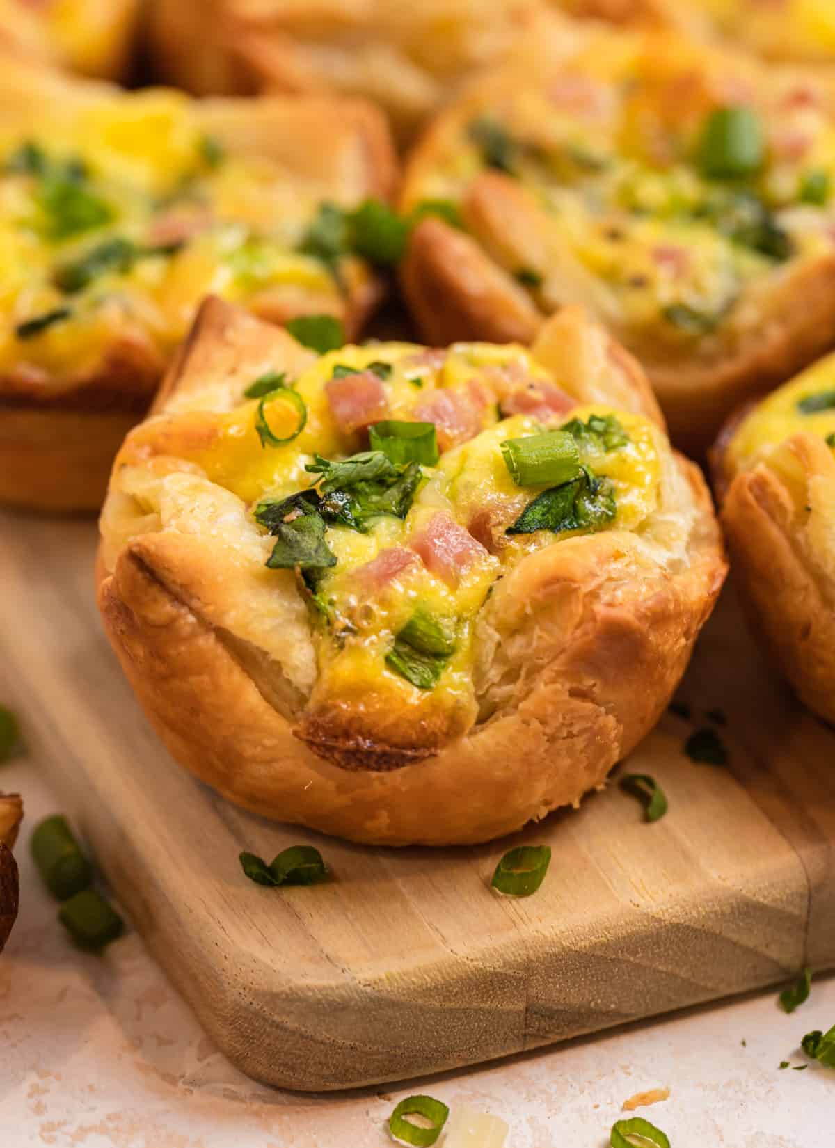 Puff Pastry Mini Quiches Lemons & Zest