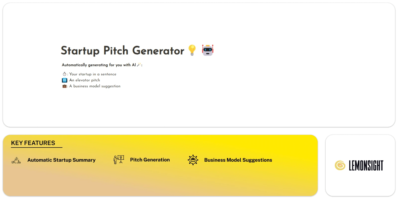 Startup Pitch Generator Craft Your Pitch