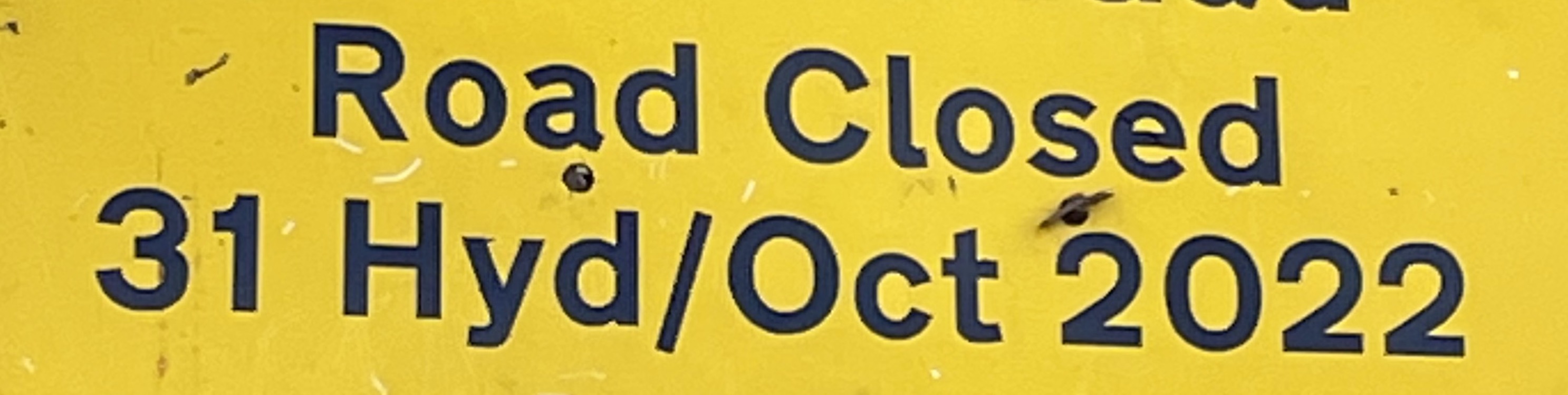 Roadworks on Hawarden Highway Lemons To Lemonade