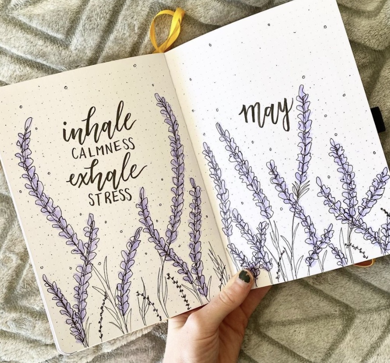 How to Draw Lavender Easy Doodle Tutorials