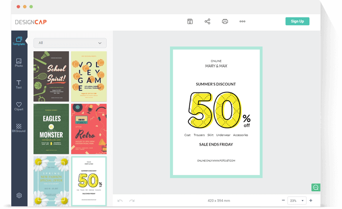 DesignCap, Cara Cepat Bikin Poster Online Dalam Hitungan Menit LemOOt