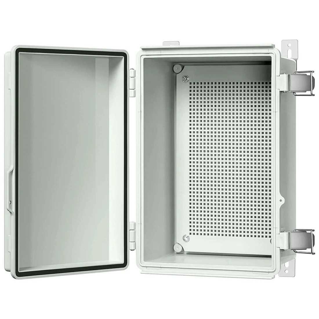 LeMotech ABS Junction Box Hinged Cover Stainless Steel Latch IP67