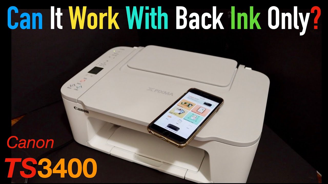 Printing With Only Black Ink In Your Canon Printer LEMP