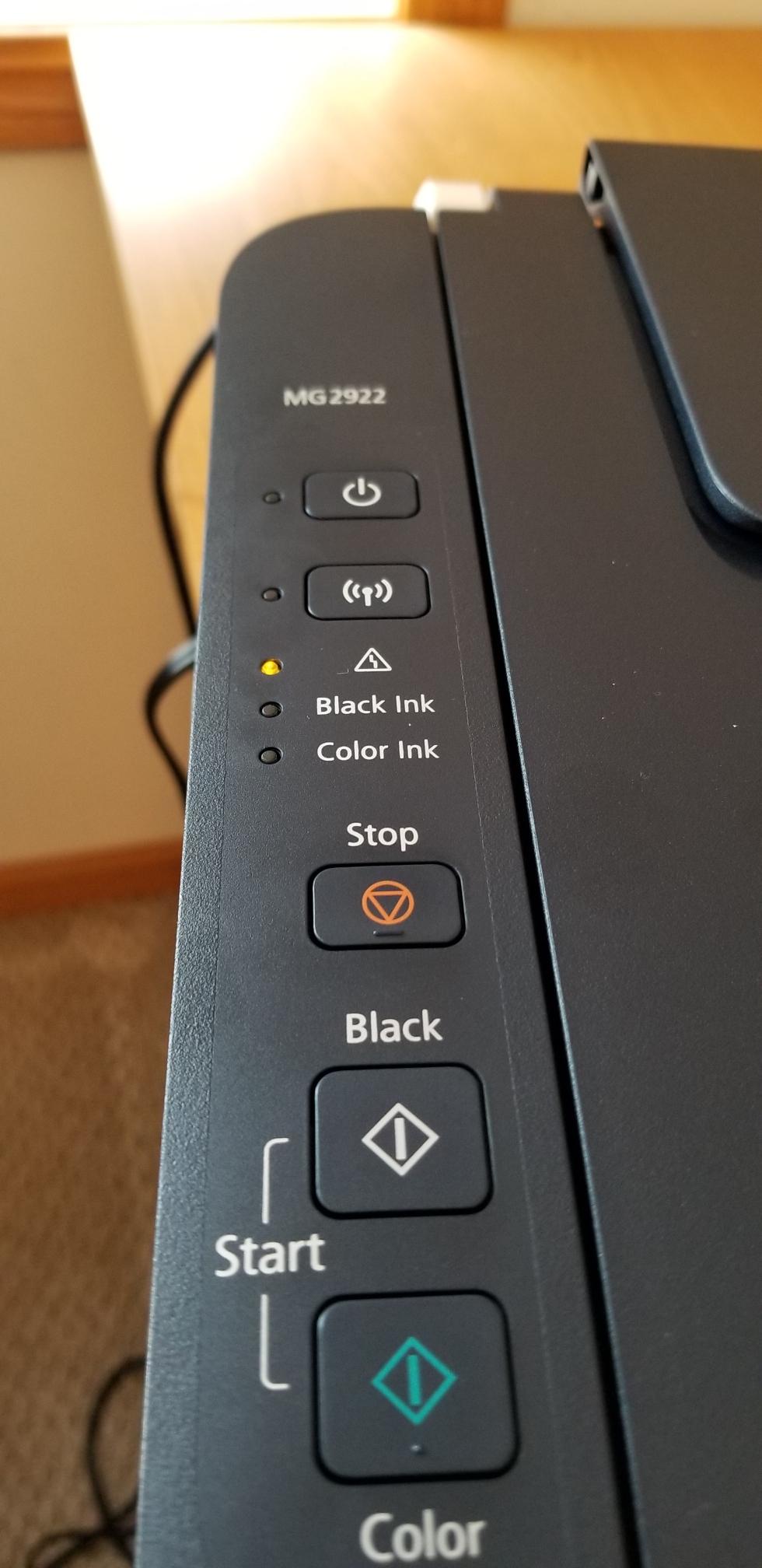 What Does An Orange Light On A Canon Printer Mean? LEMP