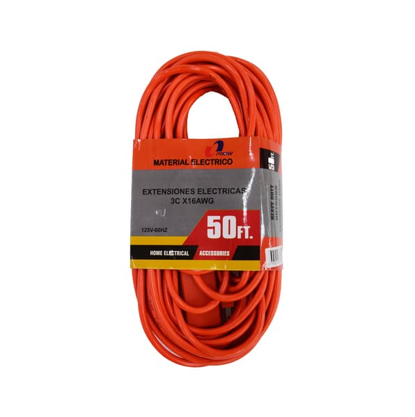 EXTENSION ELECTRICA POLARIZADA 50 (PWEC1250FT)(CHN) Ferreterías