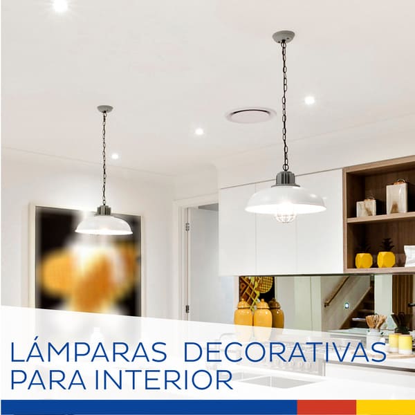 LÁMPARAS DECORATIVAS PARA INTERIOR Ferreterías Lemus El Salvador