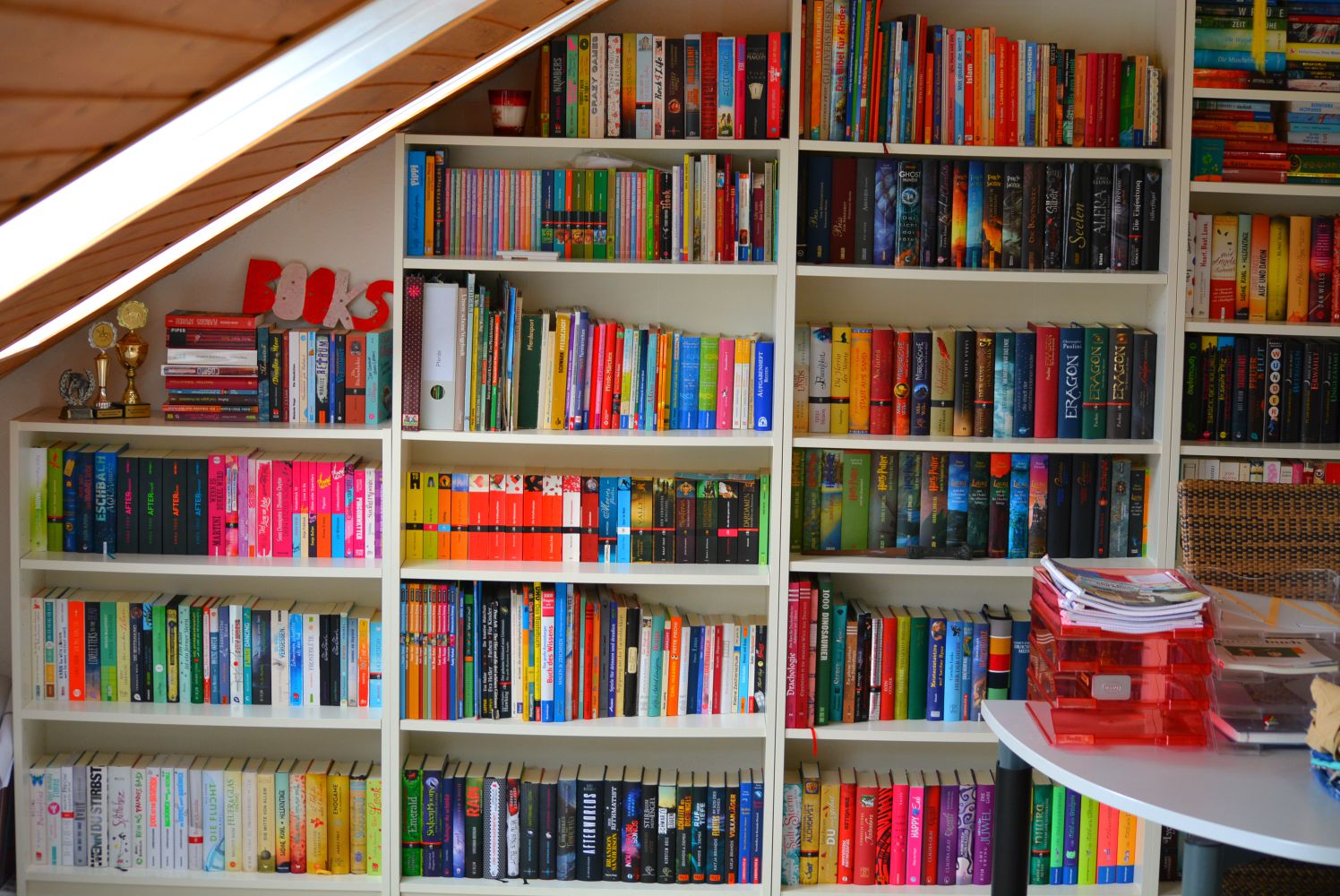 Große Bücherregale