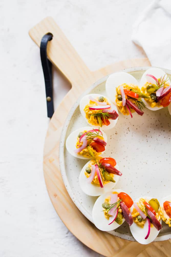 Fully Loaded Keto Deviled Eggs (3g net Carbs) Lena's Kitchen