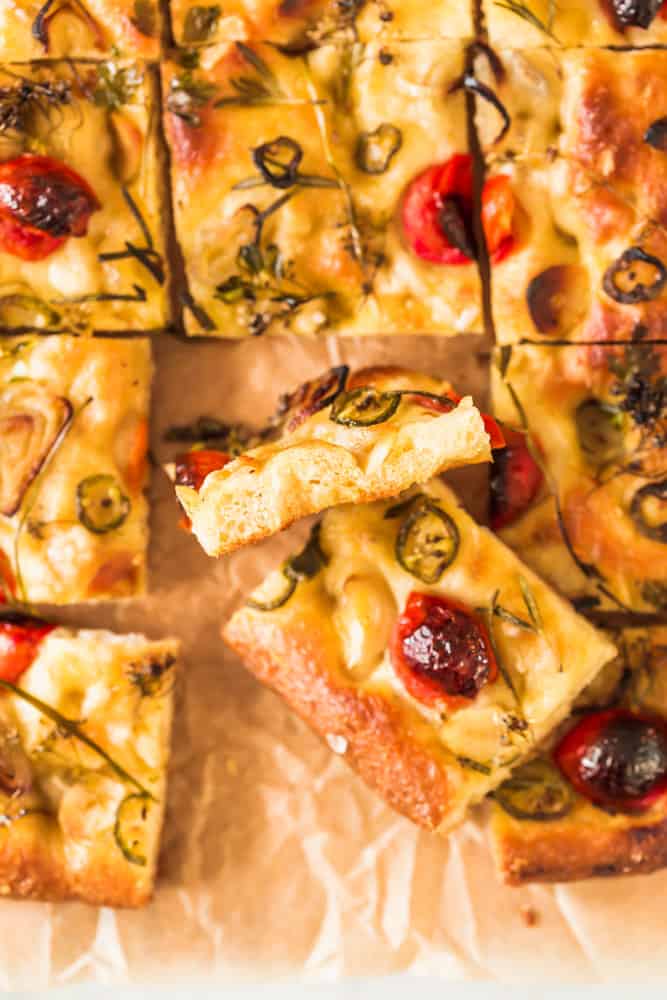 Pizza Dough Focaccia Bread Lena's Kitchen