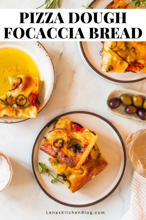 Pizza Dough Focaccia Bread Lena's Kitchen