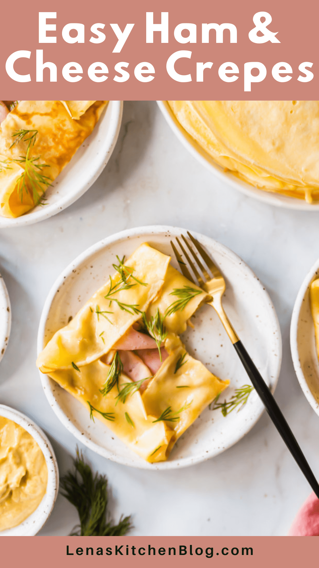 Easy Ham and Cheese Crepes Lena's Kitchen