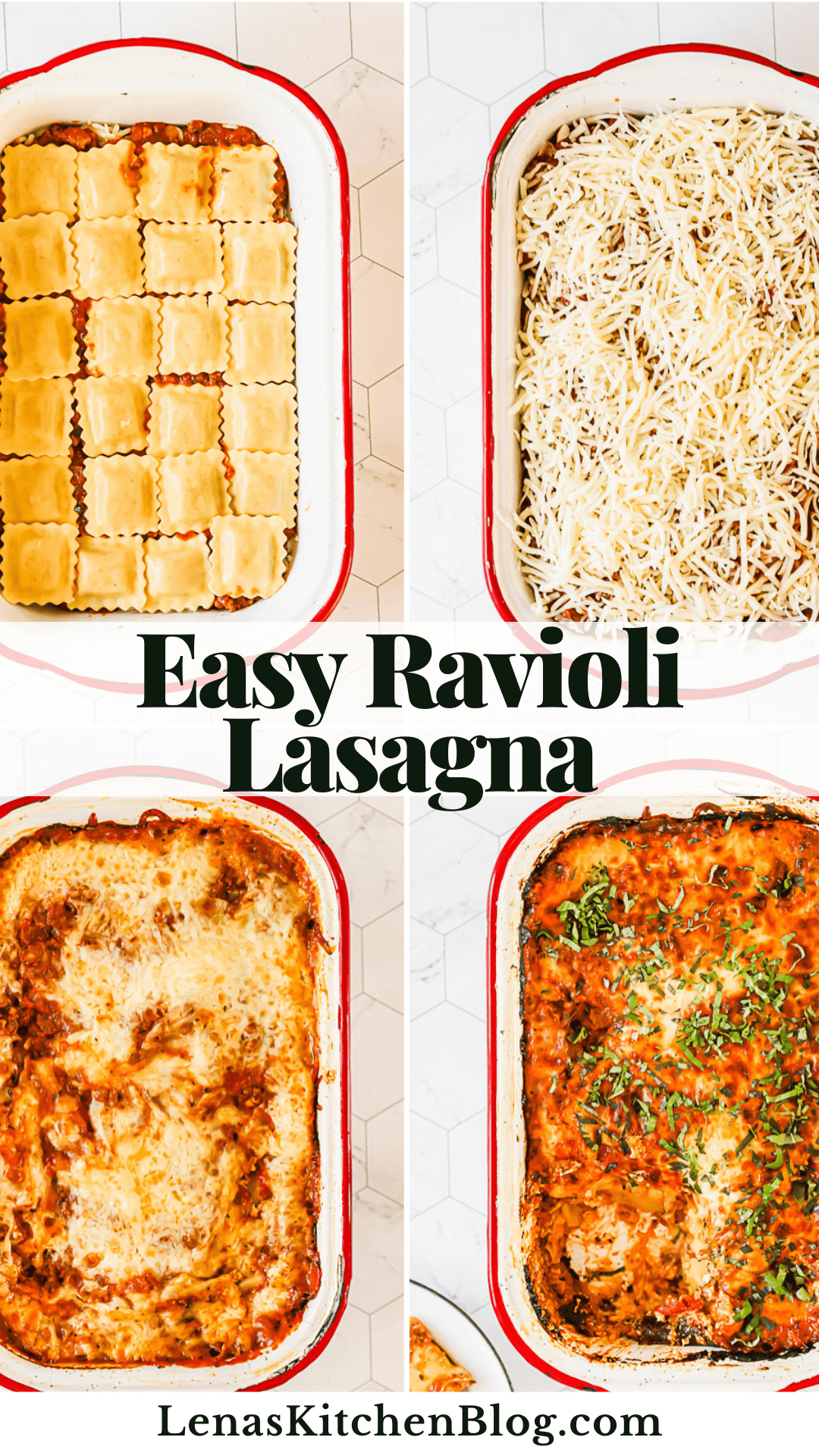 Easy Ravioli Lasagna Recipe Lena's Kitchen