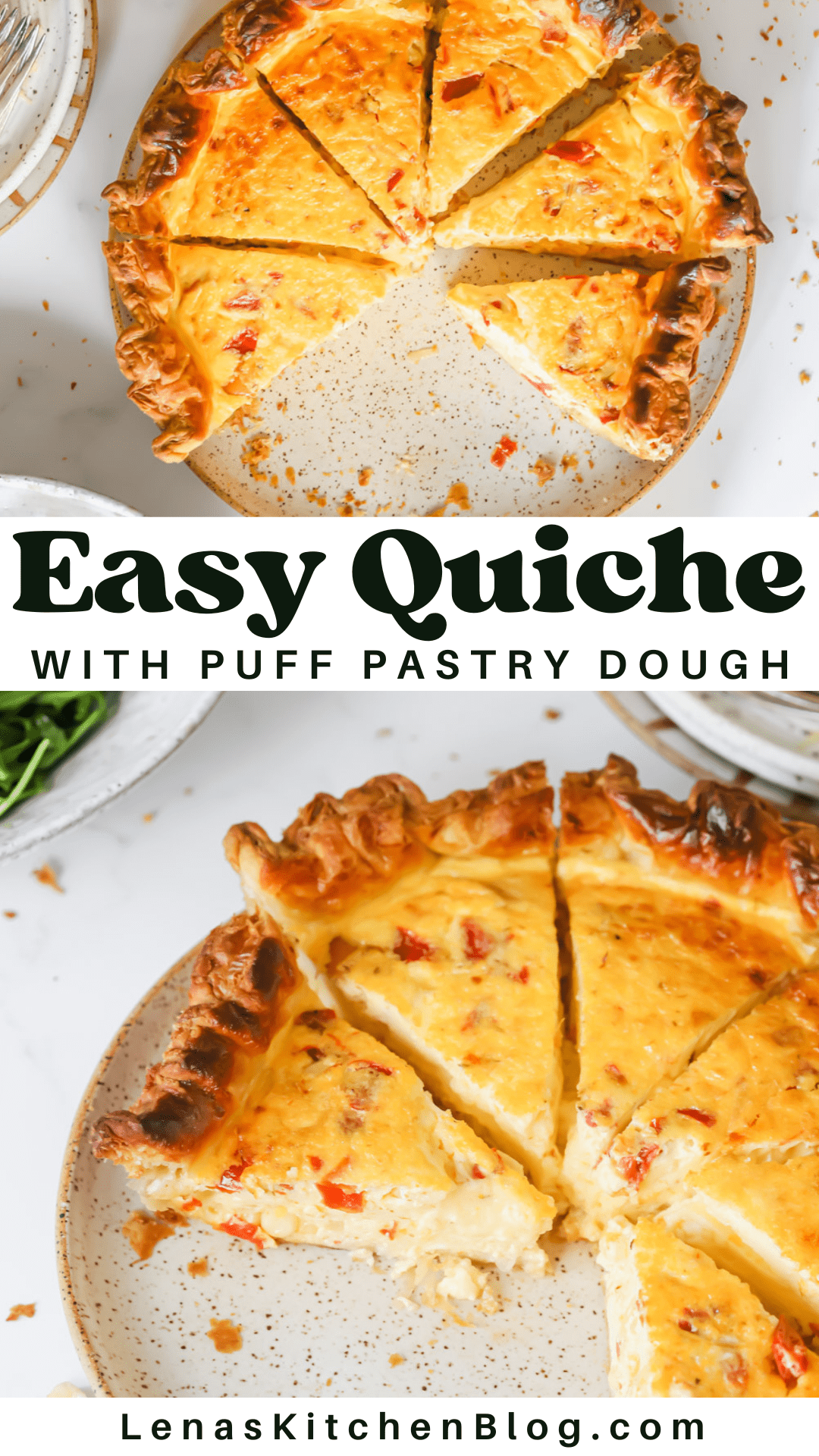 Puff Pastry Quiche Recipe Lena's Kitchen