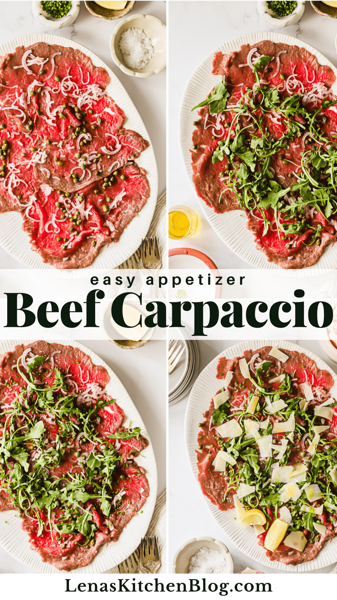 Beef Carpaccio_Pin4 Lena's Kitchen