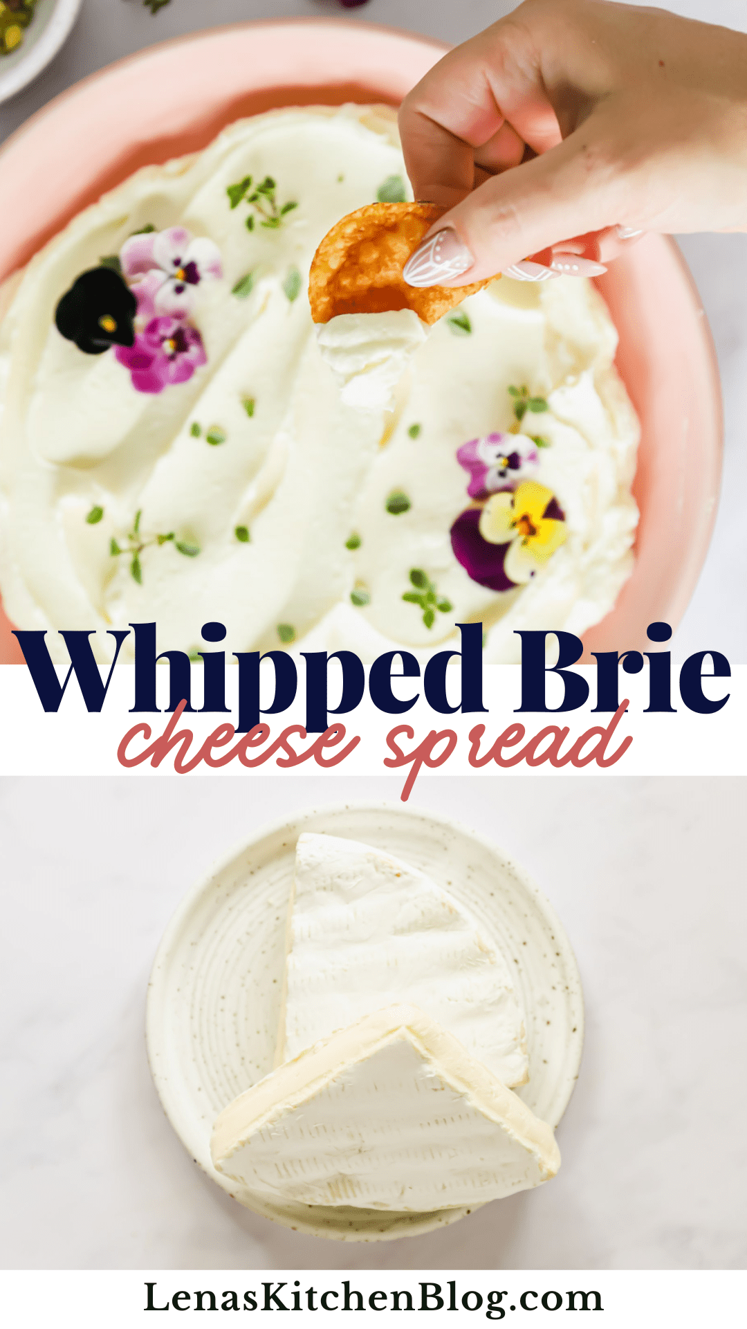 Light & Airy Whipped Brie Cheese Spread Lena's Kitchen